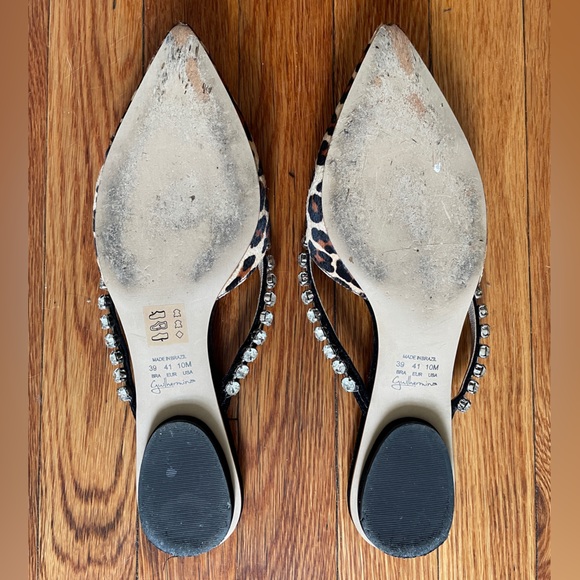 Guilhermina Leopard Embellished Slides - Picture 4 of 5